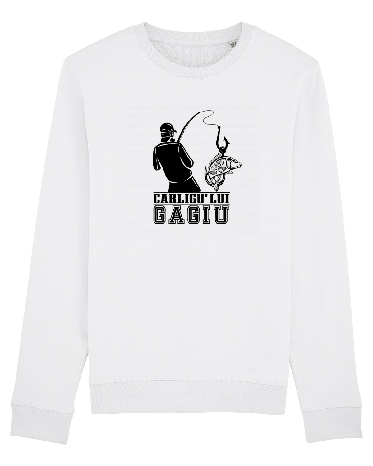 Bluză mânecă lungă Unisex Rise White