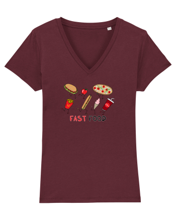 Fast Food Burgundy