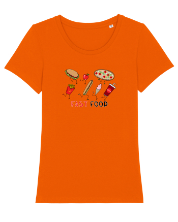 Fast Food Bright Orange