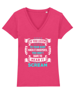 BODY Tricou mânecă scurtă guler V Damă Evoker