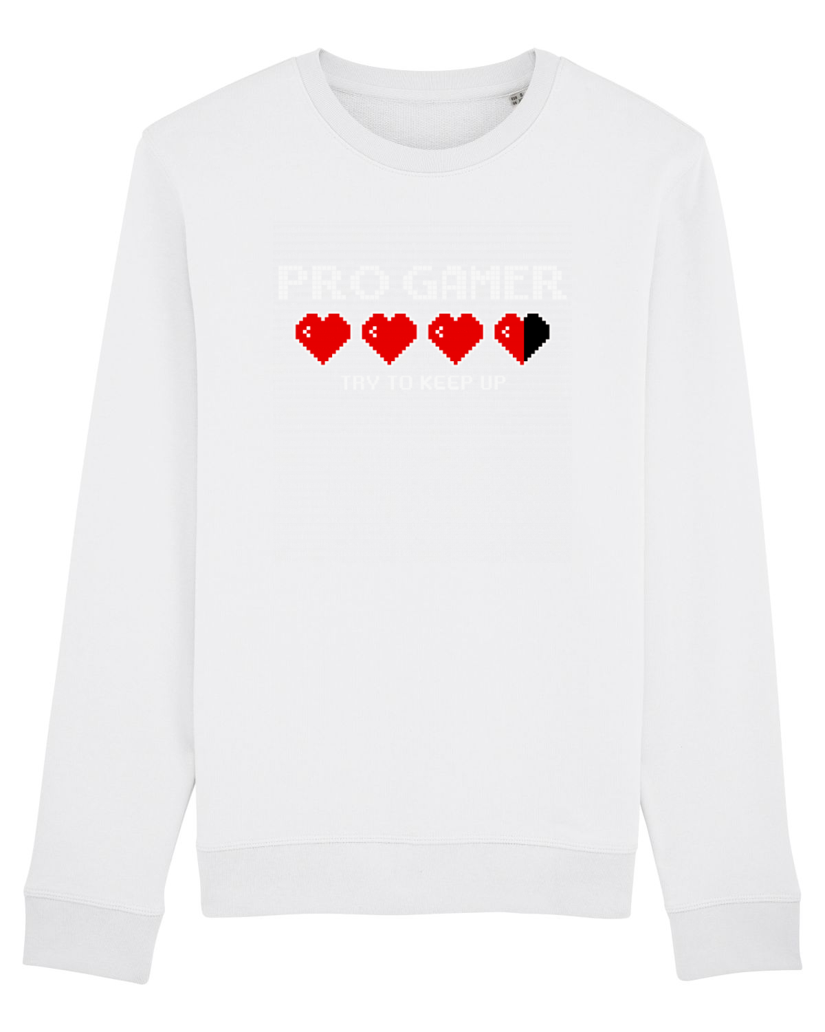 Bluză mânecă lungă Unisex Rise White