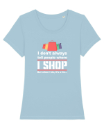 SHOP Tricou mânecă scurtă guler larg fitted Damă Expresser