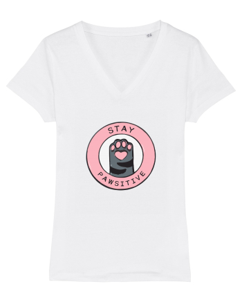 Stay pawsitive White