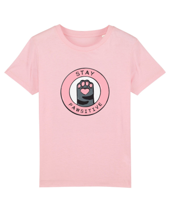 Stay pawsitive Cotton Pink