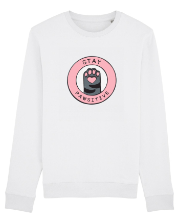 Stay pawsitive White