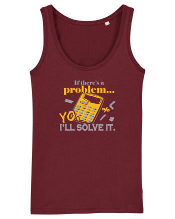 CALCULATOR Burgundy