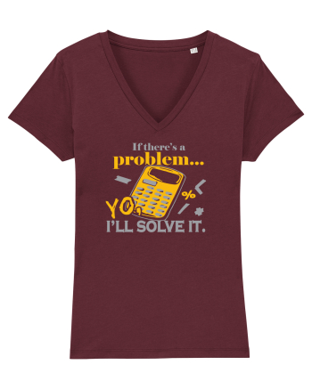 CALCULATOR Burgundy