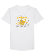 CALCULATOR Tricou mânecă scurtă guler larg Bărbat Skater