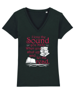 BOOK Tricou mânecă scurtă guler V Damă Evoker
