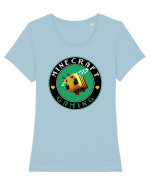 Minecraft Tricou mânecă scurtă guler larg fitted Damă Expresser