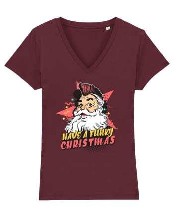 Have a funky Christmas Burgundy