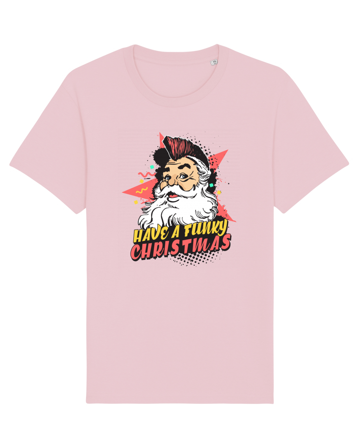 Tricou mânecă scurtă Unisex Rocker Cotton Pink