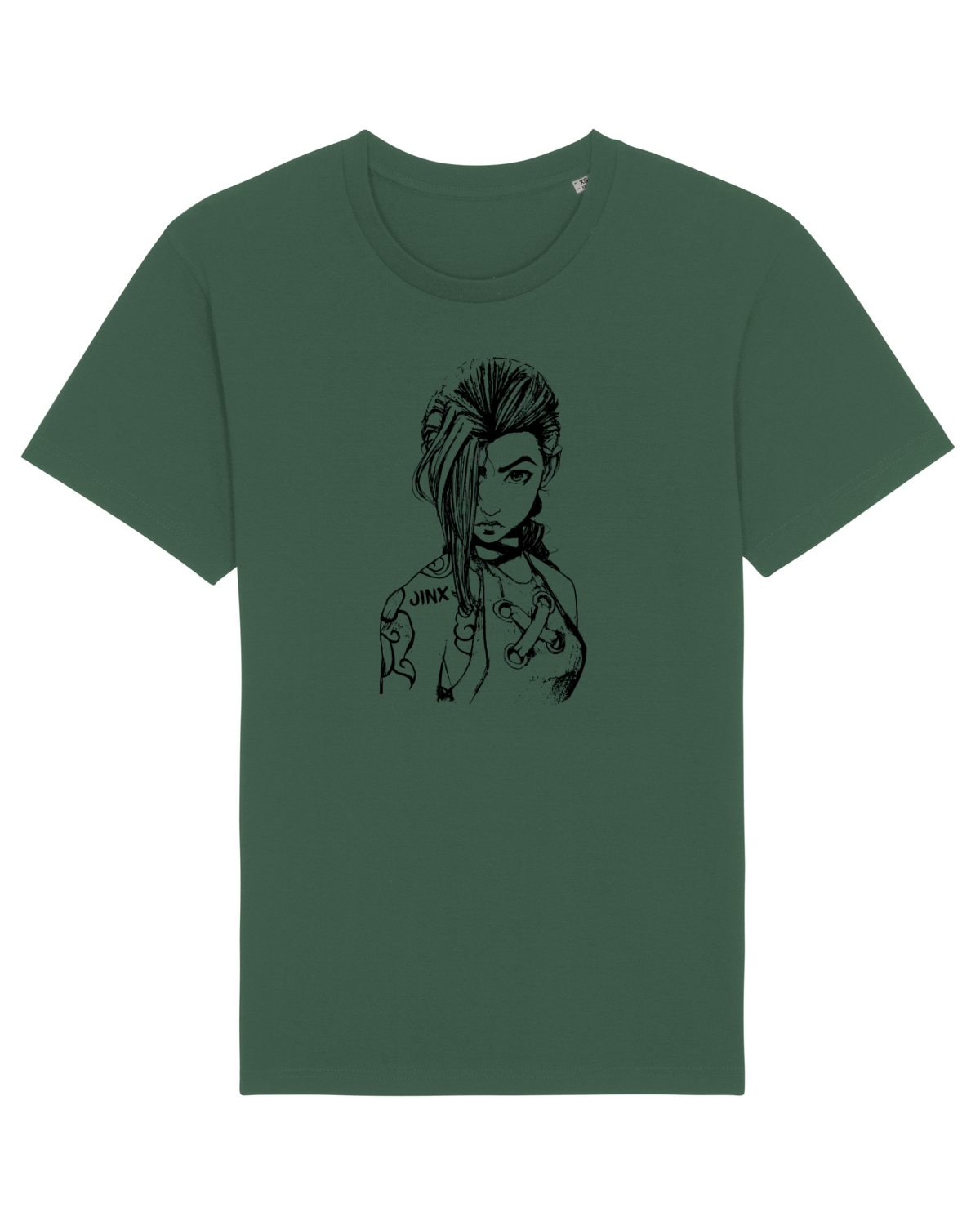 Tricou mânecă scurtă Unisex Rocker Bottle Green