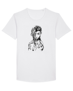 JINX portrait Tricou mânecă scurtă guler larg Bărbat Skater