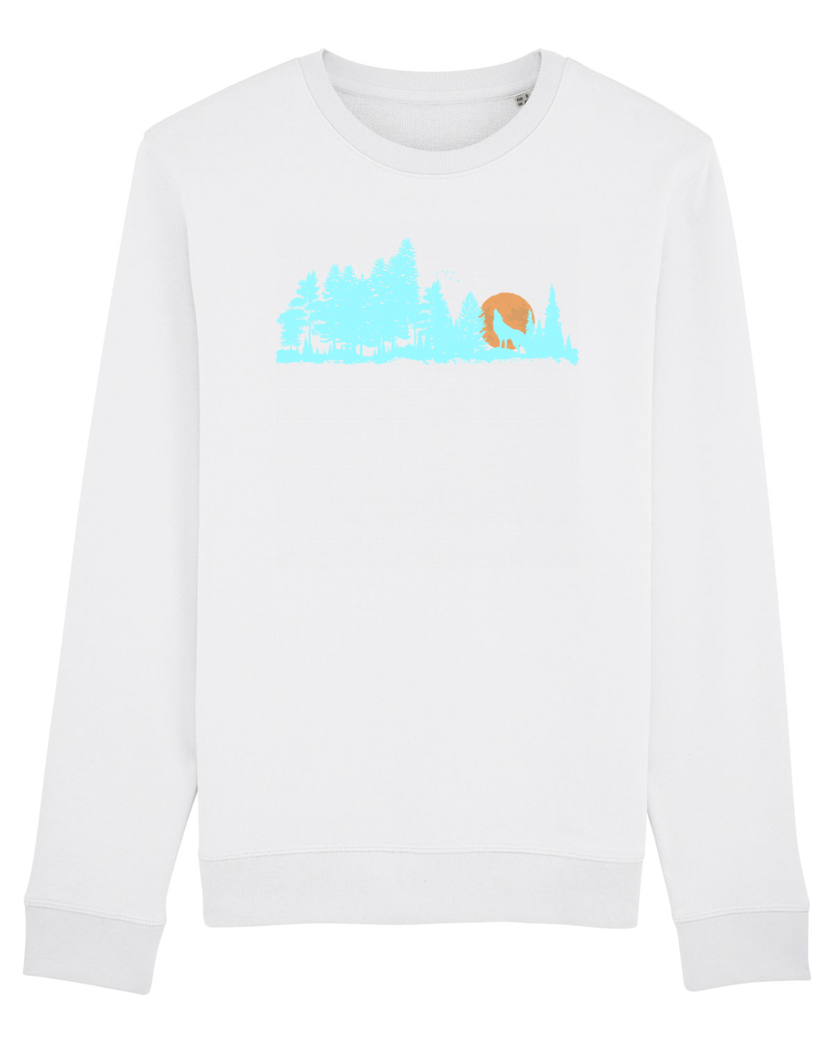 Bluză mânecă lungă Unisex Rise White