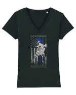 SPARTAN Tricou mânecă scurtă guler V Damă Evoker