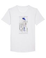 SPARTAN Tricou mânecă scurtă guler larg Bărbat Skater