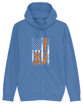 STOP ANIMAL CRUELTY Bright Blue