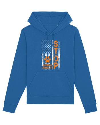 STOP ANIMAL CRUELTY Royal Blue