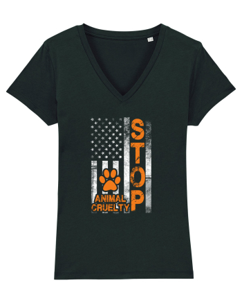 STOP ANIMAL CRUELTY Black