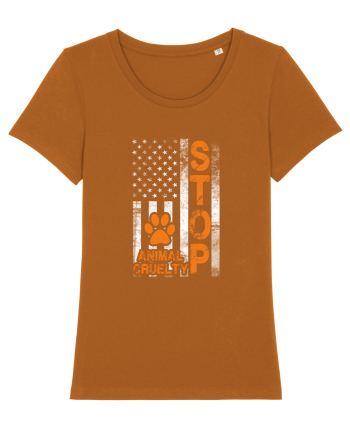 STOP ANIMAL CRUELTY Roasted Orange