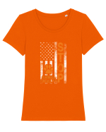 STOP ANIMAL CRUELTY Tricou mânecă scurtă guler larg fitted Damă Expresser