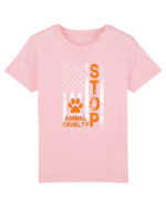 STOP ANIMAL CRUELTY Tricou mânecă scurtă  Copii Mini Creator