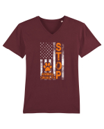 STOP ANIMAL CRUELTY Tricou mânecă scurtă guler V Bărbat Presenter
