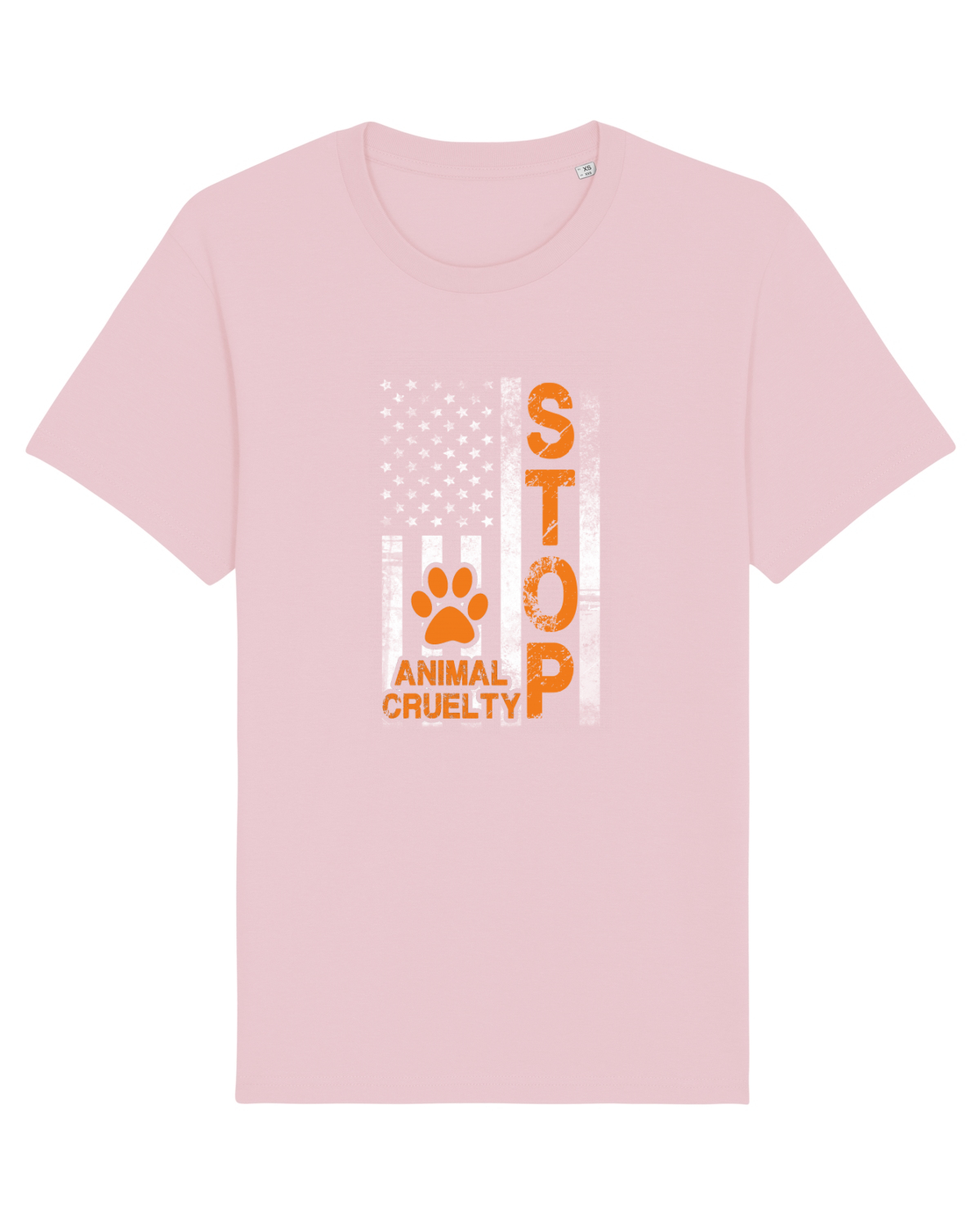 Tricou mânecă scurtă Unisex Rocker Cotton Pink