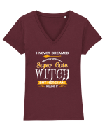 WITCH Tricou mânecă scurtă guler V Damă Evoker