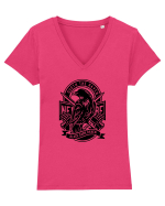 Black Raven Tricou mânecă scurtă guler V Damă Evoker