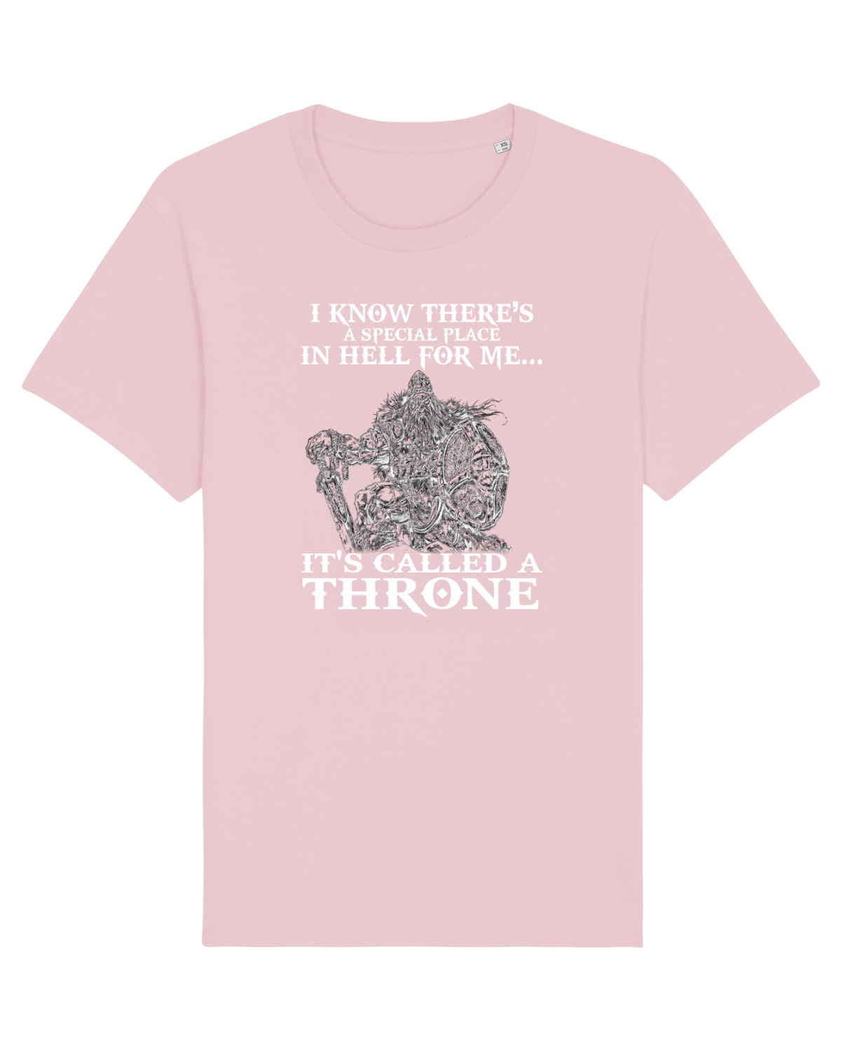 Tricou mânecă scurtă Unisex Rocker Cotton Pink