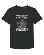 THRONE Tricou mânecă scurtă guler larg Bărbat Skater