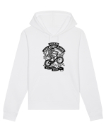 Rebel Biker Skeleton Black Hanorac Unisex Drummer