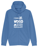 WOOD Hanorac cu fermoar Unisex Connector