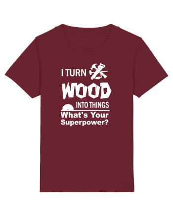 WOOD Burgundy