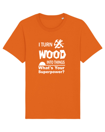 WOOD Bright Orange