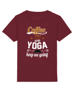 COFFEE YOGA Tricou mânecă scurtă  Copii Mini Creator