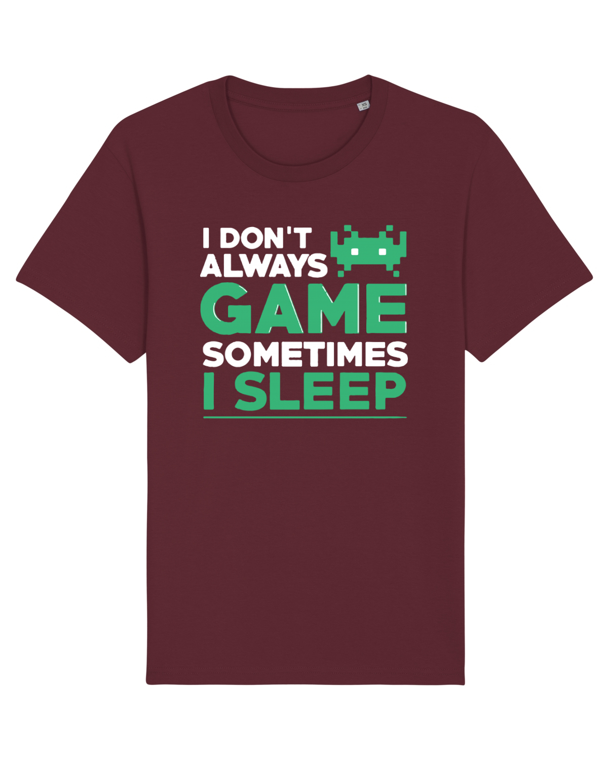 Tricou mânecă scurtă Unisex Rocker Burgundy