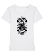Vendetta Biker Black Tricou mânecă scurtă guler larg fitted Damă Expresser