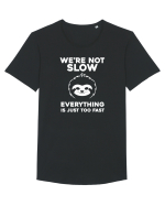 SLOTH Tricou mânecă scurtă guler larg Bărbat Skater