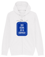 Te carpesc v2  Hanorac cu fermoar Unisex Connector