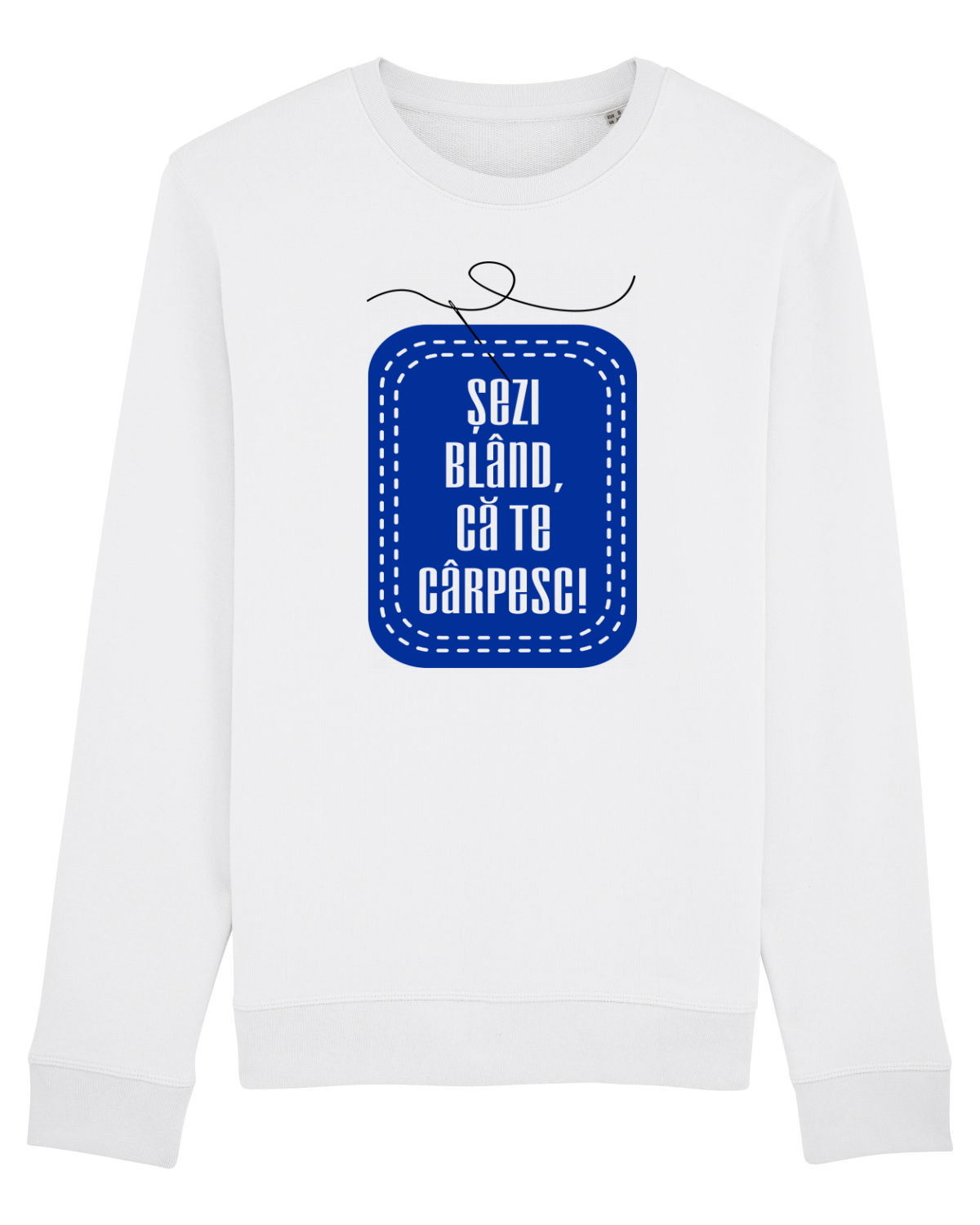 Bluză mânecă lungă Unisex Rise White