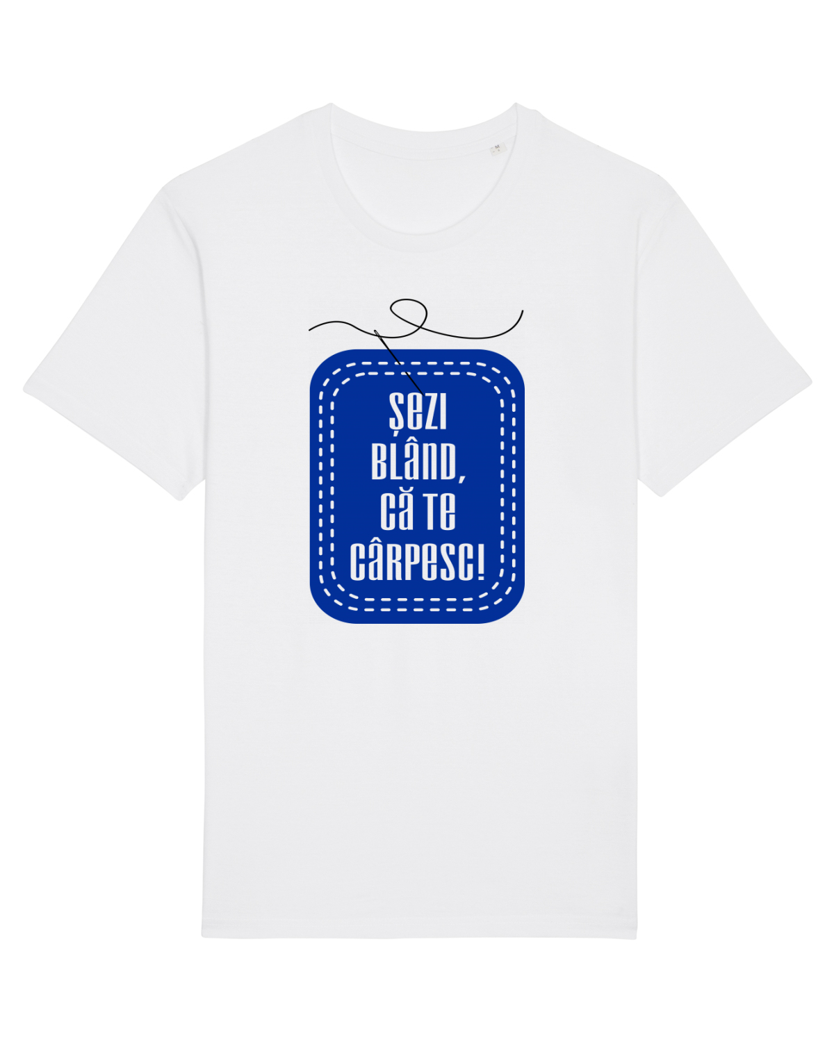 Tricou mânecă scurtă Unisex Rocker White