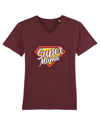 Familia de super eroi - Super mama Burgundy