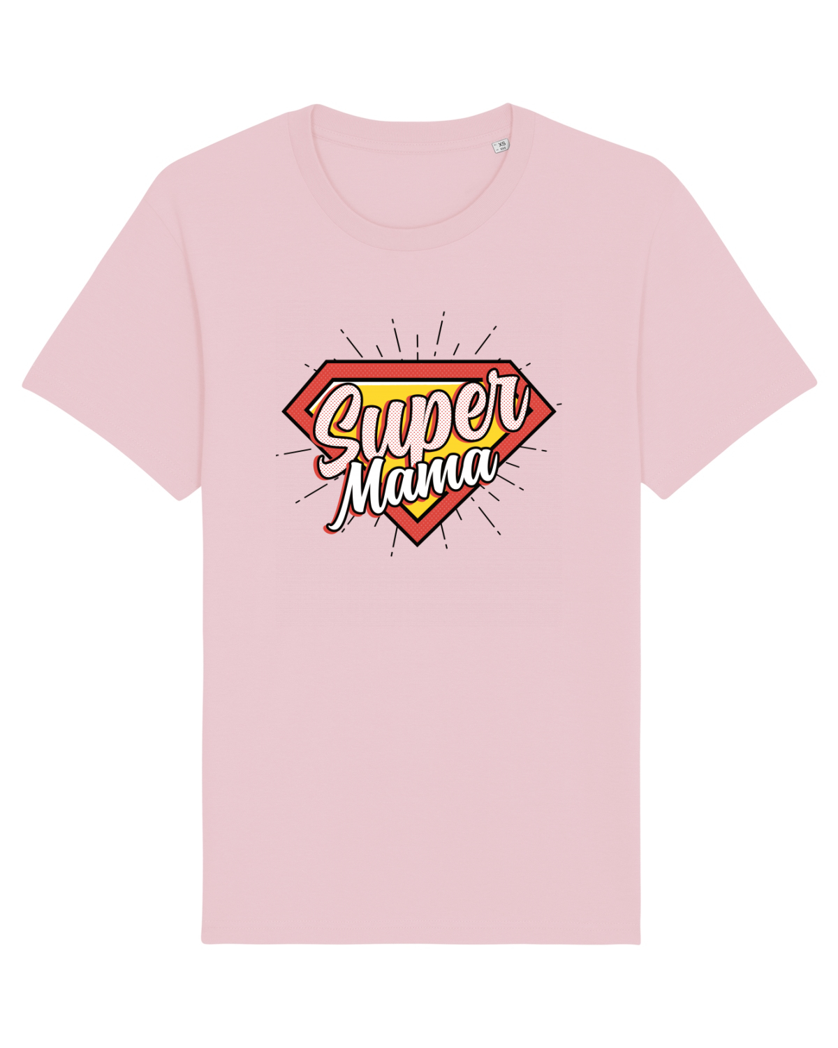 Tricou mânecă scurtă Unisex Rocker Cotton Pink