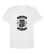 Retro Radio Black Tricou mânecă scurtă guler larg Bărbat Skater