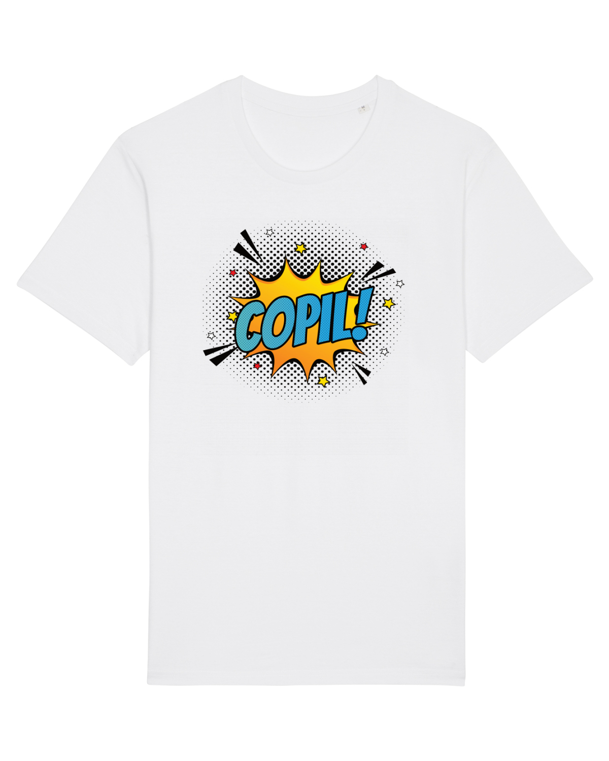 Tricou mânecă scurtă Unisex Rocker White