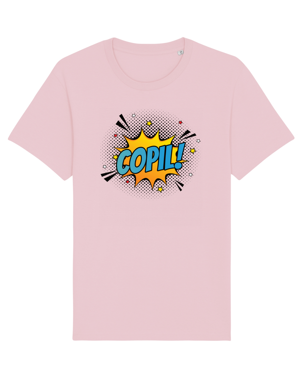 Tricou mânecă scurtă Unisex Rocker Cotton Pink