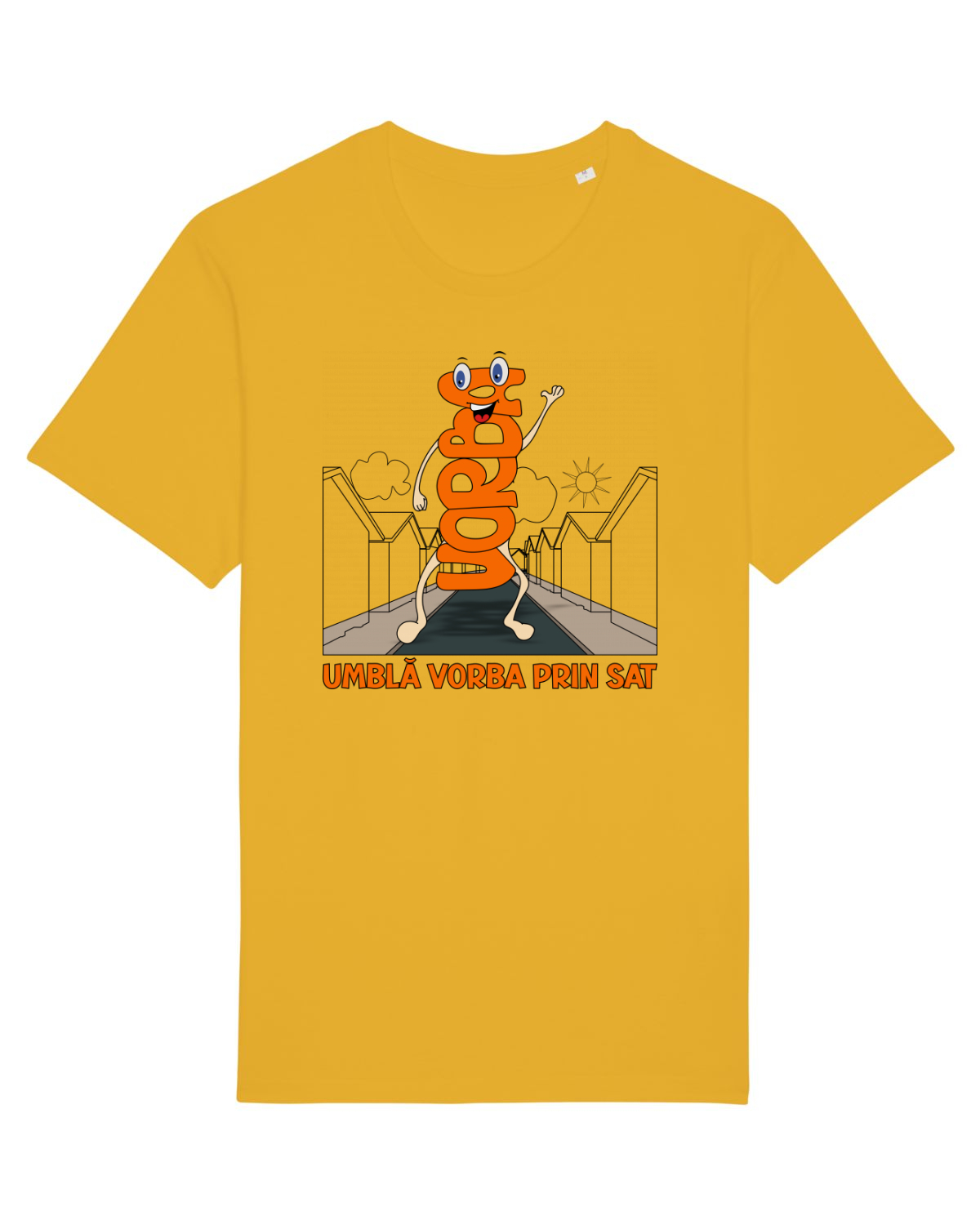 Tricou mânecă scurtă Unisex Rocker Spectra Yellow